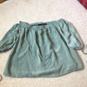 Super cute off the shoulder top